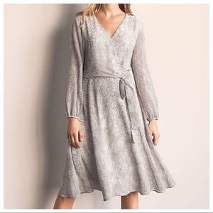 ann taylor snakeskin dress